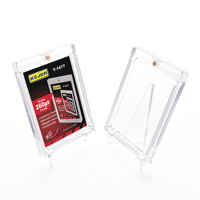 Prix d'usine – Étui rigide en plastique pour cartes à collectionner, protection UV, support magnétique épais 260 PT pour cartes de jeu