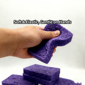 Spugna Rettangolare Riutilizzabile in Polpa di Legno per Pulizia Cucina e Bagno, Spugna Magica Personalizzabile - Product Image 4