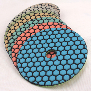 Raizi tổ ong 4 inch/100mm 5 inch/125mm 7 inch/180mm khô bê tông gạch kim cương đánh bóng <span class=keywords><strong>Pads</strong></span> - Product Image 3