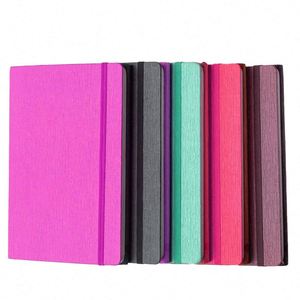 Carnets de notes en cuir PU de haute qualité, format A5, style professionnel, avec bande élastique, couverture rigide, agenda A5, carnet de notes - Product Image 2