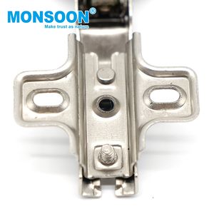 Charnière dissimulée en fer pour armoire de cuisine, 35 mm, réglable à 45 degrés, finition nickel, charnière d'angle pour meubles - Product Image 5