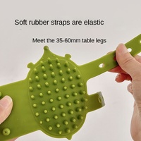 Griffoir pour chat avec sangle de fixation, en plastique, style mignon, outil de griffonnage et de frottement pour le pelage, jouet d'auto-amusement pour animaux de compagnie