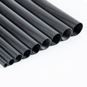 Tubo de Fibra de Carbono de Tejido Liso de Precisión, Tubo de Fibra de Carbono Personalizado con 40% de Contenido de Carbono para Trípodes de Fotografía - Product Image 1