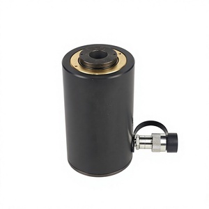 Cilindro hidráulico de aluminio hueco de acción simple RACH606 60T, carrera de 150 mm para elevación y tensión, equivalente a Enerpac - Product Image 1