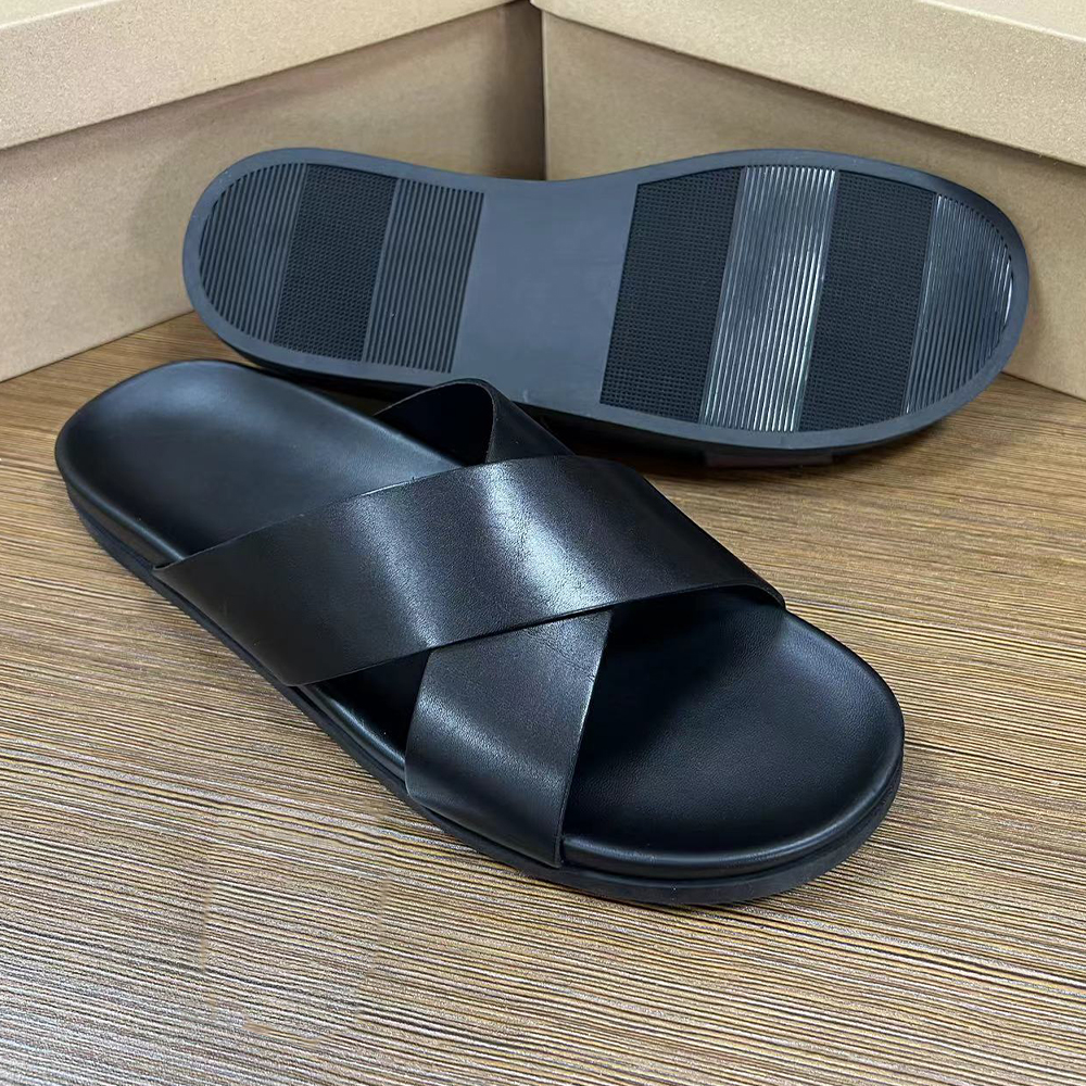 Gucci Leather Slippers Men Stylish Comfortable