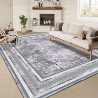 Luxuriöser Moderner Design-Teppich Rutschfester Maschinengefertigter Teppich-Set für Wohnzimmer