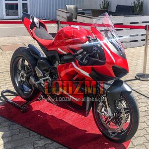 Carrosserie OEM pour <span class=keywords><strong>DUCATI</strong></span> <span class=keywords><strong>Panigale</strong></span> V4S V4R V4-R V4-S 21 rouge brillant 22 23 25No.35 V 4 V4 S R V-4S 2021 <span class=keywords><strong>2022</strong></span> 2023 Carénage d'injection - Product Image 1