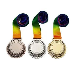 เหรียญโลหะผสมสังกะสี ป้ายชื่อฟอยล์สีทอง ถ้วยรางวัลโลหะการแข่งขัน สากลส่วนบุคคล
