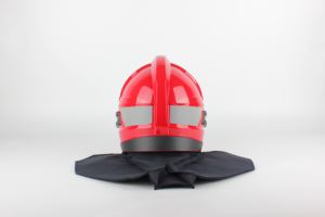 새로운 디자인 EN443 레드 소방관 헬멧 저렴한 가격의 고품질 헬멧 - Product Image 4