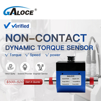 Capteur de couple dynamique micro-rotatif GTS208 pour moteurs et mesure de couple dynamique 5Nm 100Nm 200Nm 500Nm