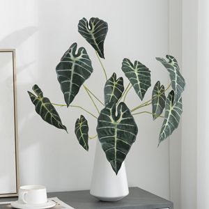 Feuilles de lys artificielles Meng Jie 30cm-100cm, fleurs pour vase, décoration intérieure, arrangement de plantes vertes - Product Image 3