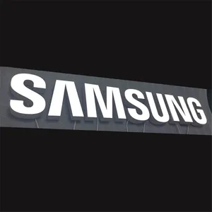 Wholesale High Quality Led Electronic Signs Abs Frontlit Luminous Letters For Samsung brand Showcase LED Logo Signage