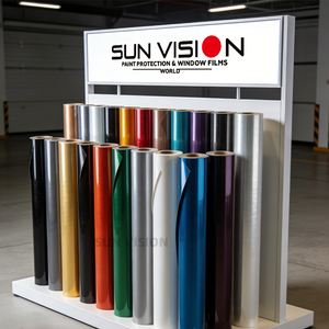 <span class=keywords><strong>Film</strong></span> Vinyle Mat Caméléon Bleu <span class=keywords><strong>Aurore</strong></span> Violet pour Voiture, <span class=keywords><strong>Film</strong></span> Mat à Effet de Couleur Changeante, Auto-Adhésif Amovible pour Véhicules - Product Image 2
