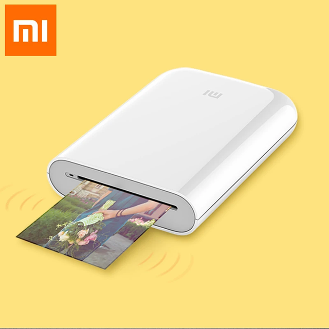 For Mijia AR Pocket Photo Printer 313x400dpi 5.0 Color USB 500mAh Portable Smart Printer with Mijia APP