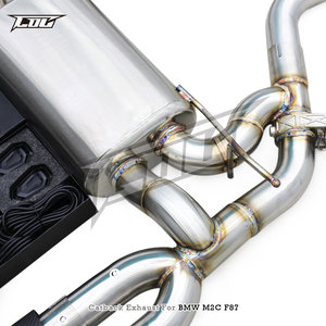 Silenciador de escape Catback de ajuste directo para M2 Competition/M2C 3.0T F87 2018-2023, tubo intermedio de longitud igual con resonador, grosor de 1.5MM - Product Image 5