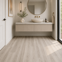 Revêtement de sol en vinyle SPC écologique, planches de luxe à clipser, imperméable, installation facile, fourniture OEM