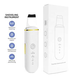 Épurateur de peau en silicone 4 modes de dissolvant de points noirs nettoyage en profondeur nettoyant pour le visage pelle à éplucher outil de levage de visage spatule - Product Image 2