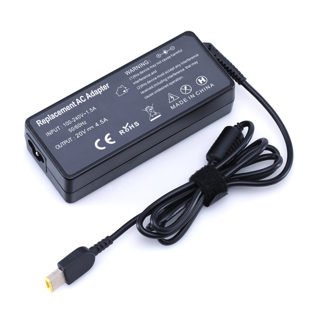 90W Universal Laptop Power Adapter 20V 4.5A USB Pin OTP OVP PD 3.0 for ThinkPad X1 Earphone Camera