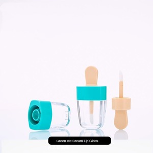 לוגו מותאם אישית גלידה צורה 8 מ "ל ריק שפתיים ברק מיכל זוהר - Product Image 4