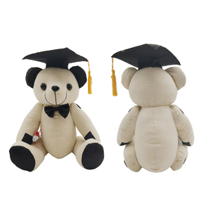 Lavabile fai-da-te pittura autografo graduazione <span class=keywords><strong>orsacchiotto</strong></span> giocattoli all'ingrosso congratulazioni grade <span class=keywords><strong>orsacchiotto</strong></span> con cappello nero e Diploma - Product Image 3