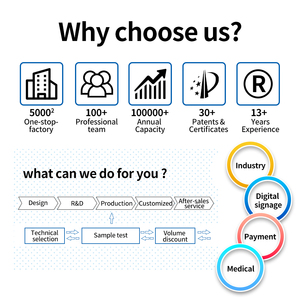 IP65 không thấm nước cảm ứng công nghiệp Màn hình Màn hình 21.5/27 inch treo tường Android/Windows Bảng điều chỉnh PC 1000 nits ánh sáng mặt trời có thể đọc được - Product Image 6