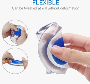 Best seller <span class=keywords><strong>in</strong></span> Gel <span class=keywords><strong>Silicone</strong></span> per coppe tacco lifting per il piede sollievo dal dolore supporto Comfort solette <span class=keywords><strong>in</strong></span> gel per scarpe - Product Image 4