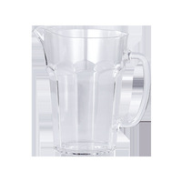 Pichet à lait transparent pour bière Pichet à jus de bière Pichet à eau en plastique dur de 1500ml pour Belle-Vue Bloemenbier