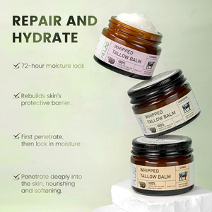 Baume fouetté au suif biologique pour hommes : Soulage la sécheresse et favorise la régénération cutanée, absorption facile, hydratant au suif de bœuf - Product Image 5