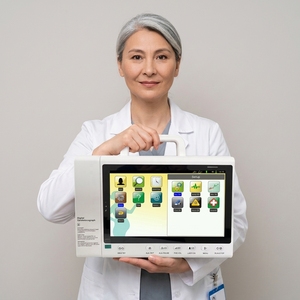 Moniteur cardiotocographe CTG portable pour usage obstétrical hospitalier - Product Image 3