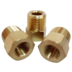 Ống Nối Có Ren Npt, Phụ Kiện Ống Nối Bằng Đồng Thau - Product Image 1