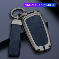 Étui de protection de clé en cuir TPU en alliage de Zinc pour Mercedes benz W212 W210 a B C E S classe couverture de clé de voiture pour accessoires bmw