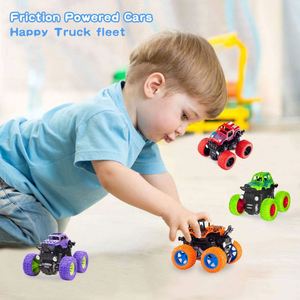 Jouets Monster Truck, voitures à friction, véhicules à pousser et à faire rouler, meilleur cadeau d'anniversaire pour les garçons et les filles - Product Image 6