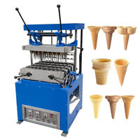 Gaufrier électrique automatique en acier inoxydable pour café, thé, pizza, biscuit, cornet de crème glacée, rouleau pour restaurant