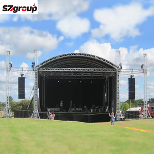 Professional Portable Aluminum Alloy Curved Roof Trusses with Spigot QC Team <strong>for</strong> Lighting Stage Event Trusses - Product Image 2
