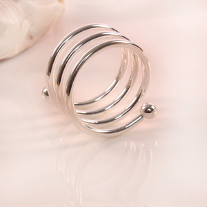 Luxus Lron Gold Servietten ringe Servietten halter Metall für Esstisch Dekor Bauernhaus Servietten ringe für Hochzeit Geburtstags feier - Product Image 6