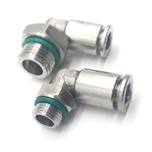 Coude de raccordement rapide pour tuyau d'air, adaptateur pneumatique à connexion rapide pour transfert de gaz et de fluides - Product Image 5