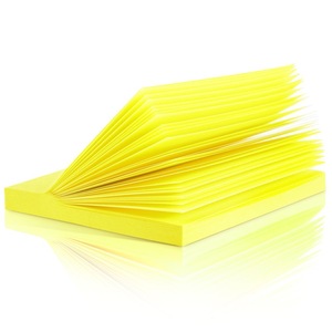 Deli <b>Sticky</b> <b>Notes</b> 9085 Square Paper 100 Sheets Self-adhesive Multi-color Fluorescent Memo Pad - Product Image 2