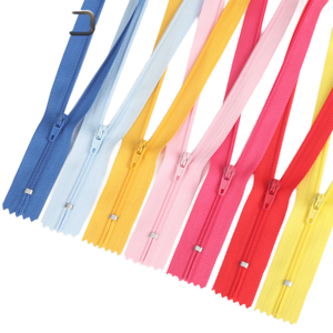 Fast Delivery 48 Hours 25 Colors Nylon Auto Lock Close-End Zipper for Bags Shoes Clothing Accessories - Product Image 1