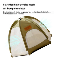 Tente pliable pour chat en gros, respirante, en maille, avec coussin doux, pour intérieur et extérieur, portable