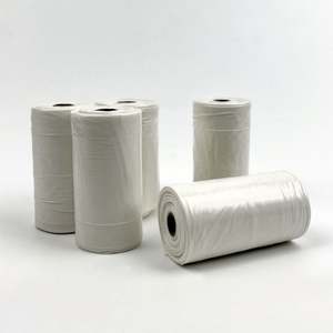 Ventes en gros de sacs hydrosolubles entièrement personnalisés, écologiques, étanches, simples, blancs, extra fins, 13 x 9, pour chiens - Product Image 1