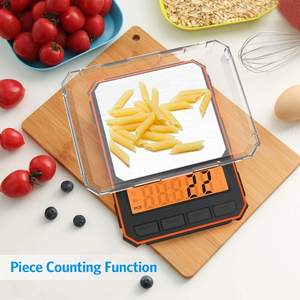 कई प्रकार की हॉट सेलिंग जेब इलेक्ट्रॉनिक सोने के सिक्के गहने 0.01 जी/500 जी/जी डिजिटल वजन - Product Image 6