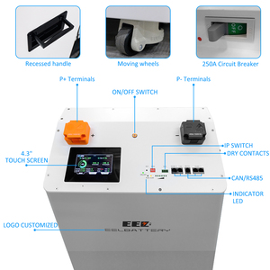 Caja de Batería Vertical EEL <span class=keywords><strong>V3</strong></span> 48V, Nueva, en Stock en la UE, con Interruptor de CC de 250A y Fusible + Pantalla LCD de 4.3 Pulgadas + BMS JK-V19 de 200A + Celdas CATL de 280ah - Product Image 3