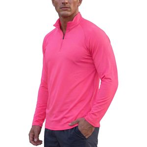 Pull à fermeture éclair 1/4 personnalisé pour homme, manches longues, en polyester, pour la course et la randonnée - Product Image 2