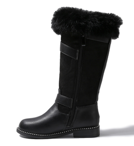 Children Over <b>Knee</b> Boots Girl Shoes <b>Knee</b> Fashion Classy Leather Children Boots Autumn and Winter Princess Girls Boots - Product Image 4
