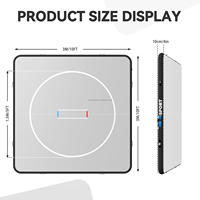 Tapis de lutte gonflable, tapis de Jiu-Jitsu, tapis d'entraînement en PVC pliable pour la maison, la salle de sport, le BJJ, le MMA, la boxe, le grappling et le judo
