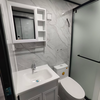 Contenedor Plegable de Doble Ala de 20 y 40 pies, Expandible, Transpirable, Diseño Moderno, Opciones de Apartamento, Taller, Portátil y Modular