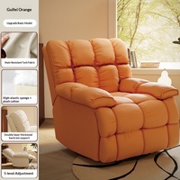 Fauteuil inclinable moderne multifonctionnel en coton, réglable et pivotant, pour salon ou chambre à coucher