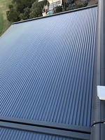 Auvent motorisé rétractable de luxe en aluminium, gazebo avec télécommande, pare-soleil imperméable, toit à lamelles pour jardin extérieur