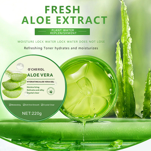 <span class=keywords><strong>Aloe</strong></span> Vera natural orgánico al por mayor, <span class=keywords><strong>Gel</strong></span> de <span class=keywords><strong>Aloe</strong></span> Vera calmante e hidratante fresco y no pegajoso para uso facial y corporal - Product Image 3