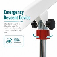 Lève-personne électrique pliable 230 kg pour transfert à domicile avec élingue pour personnes âgées et handicapées, largeur réglable